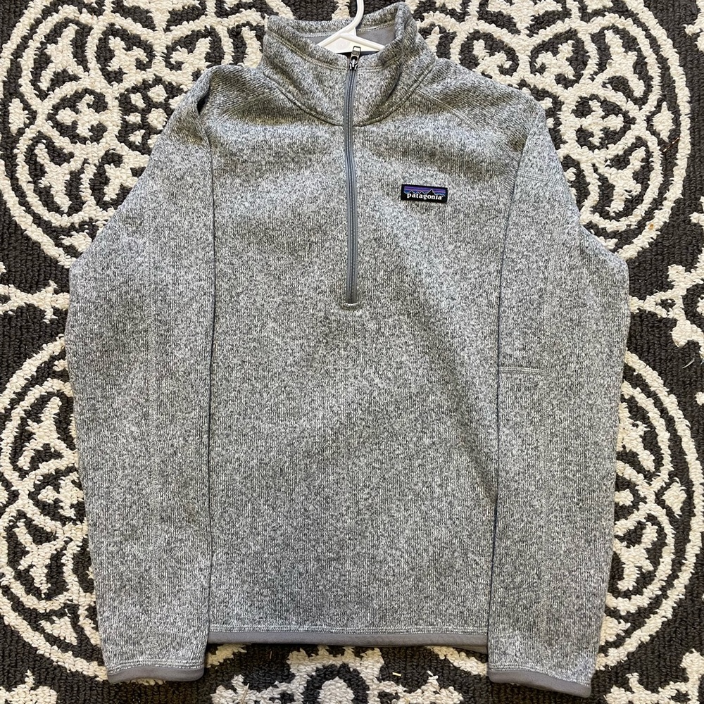 Women’s size S Patagonia Better Sweater Quarter Zip Fleece (grey)